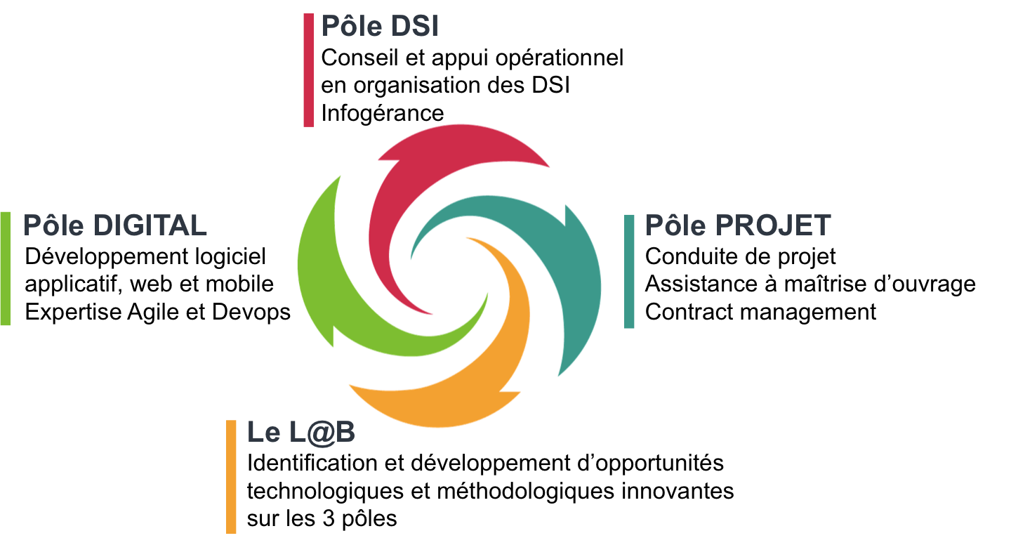 Synovia : Pôles d'activités